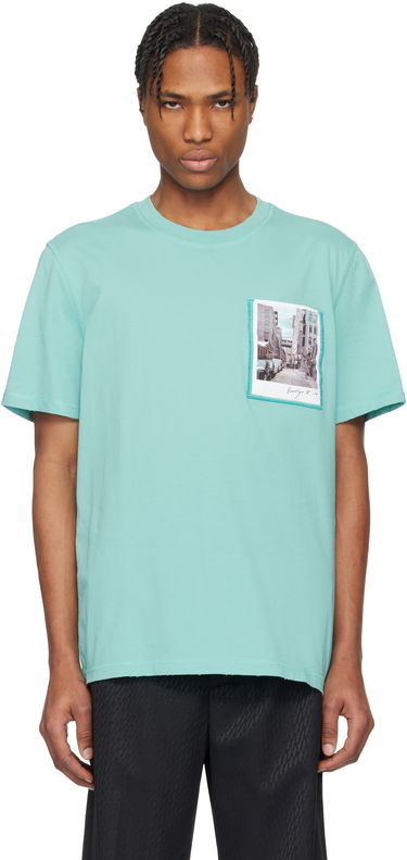 Majica Helmut Lang Helmut Lang Brooklyn Postcard T-Shirt Zelena | O10HM516, 0