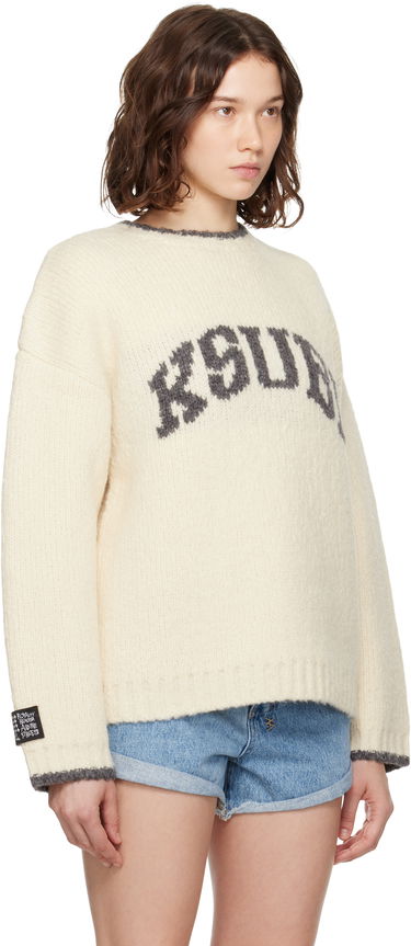 Pleteni pulover Ksubi Ksubi Moment Knit Sweater Bela | WPF25KW001, 1