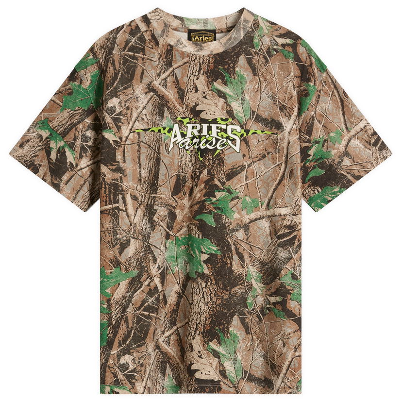 Majica Aries Aries Moto Dodgem T-Shirt Camo Rjava | EN60004-01
