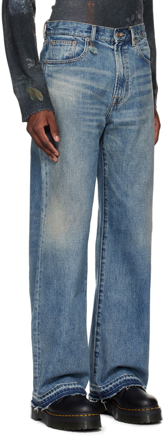 Kavbojke R13 R13 D'Arcy Loose Fit Jeans Modra | R13MD038-D213C, 1