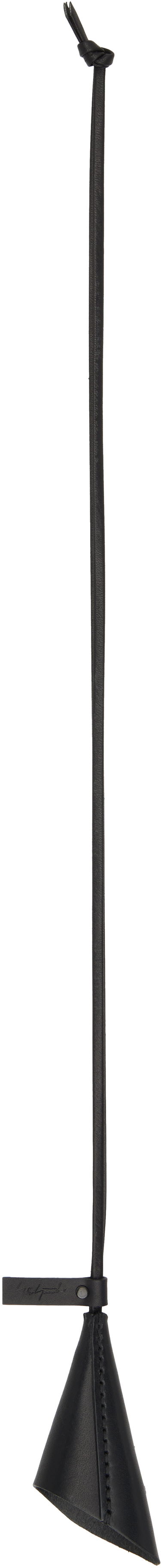 Obeski za ključe Yohji Yamamoto YOHJI YAMAMOTO Leather Key Necklace Črna | DM-A01-702, 1