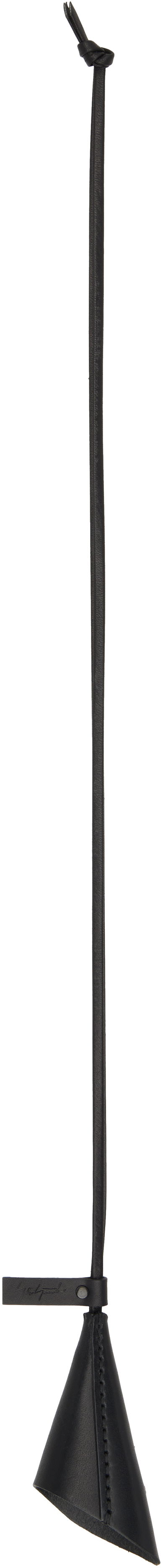 Obeski za ključe Yohji Yamamoto YOHJI YAMAMOTO Leather Key Necklace Črna | DM-A01-702, 1