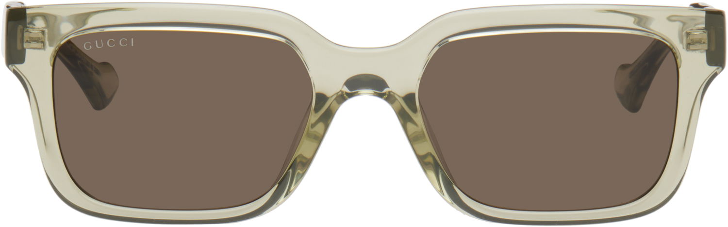 Sončna očala Gucci Gucci Rectangular Frame Sunglasses Zelena | GG1732SK-003, 0