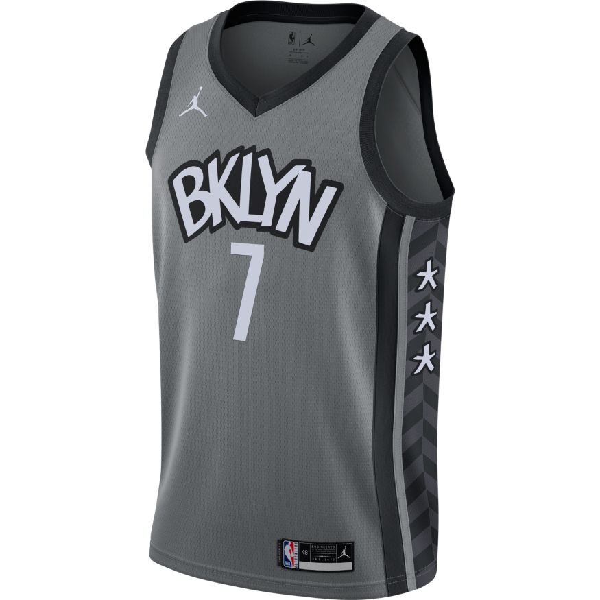 Dres Jordan Kevin Durant Nets Statement Edition 2020 Jersey Siva | CV9469-005, 0