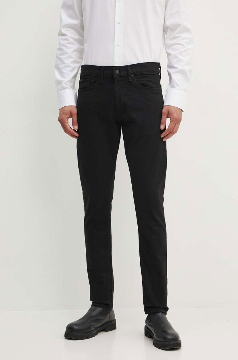 Kavbojke Polo by Ralph Lauren Slim-Fit Black Jeans Črna | 710956083