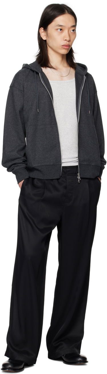 Pulover OUR LEGACY OUR LEGACY Rascal Zip-Up Hoodie Siva | M4256RC, 3