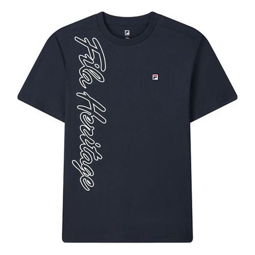 Majica FILA Heritage Script Graphic Tee Mornarica | A51M123104F-NV, 0