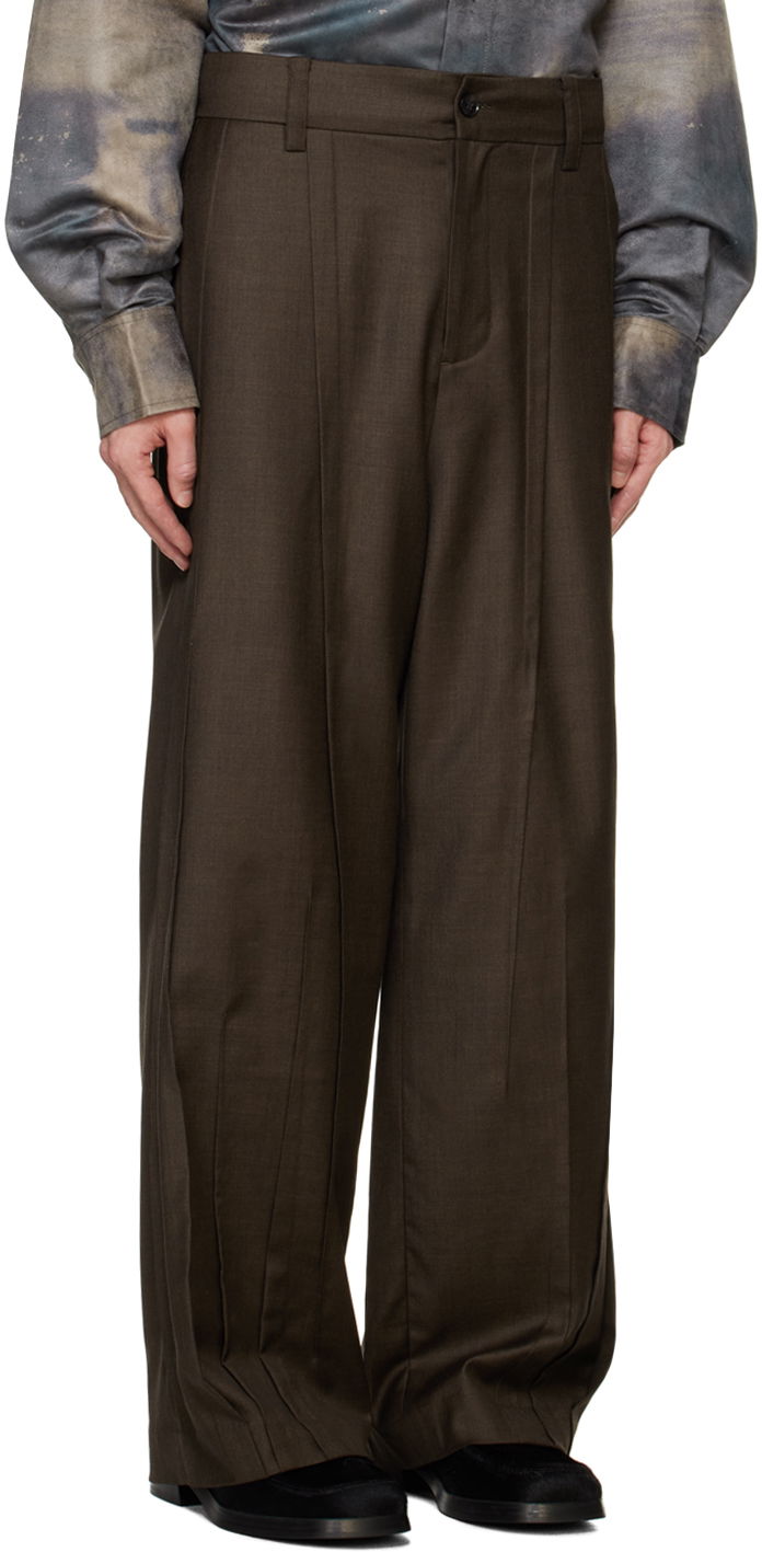 Hlače Feng Chen Wang Feng Chen Wang Folding Trousers Rjava | FMF18TR08, 1