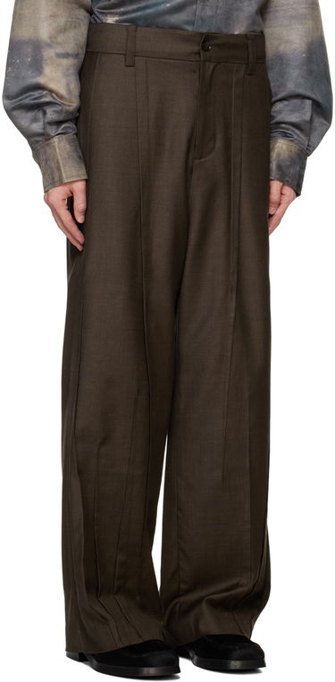 Hlače Feng Chen Wang Feng Chen Wang Folding Trousers Rjava | FMF18TR08, 1