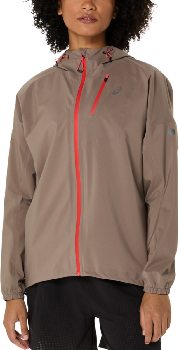 Vetrovka Asics Asics Fujitrail Elite Waterproof Hooded Jacket Rjava | 2012d202-020