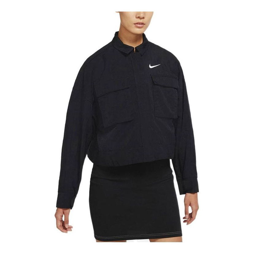 Bomber jakna Nike Big Pocket Short Jacket Črna | DM6244-010