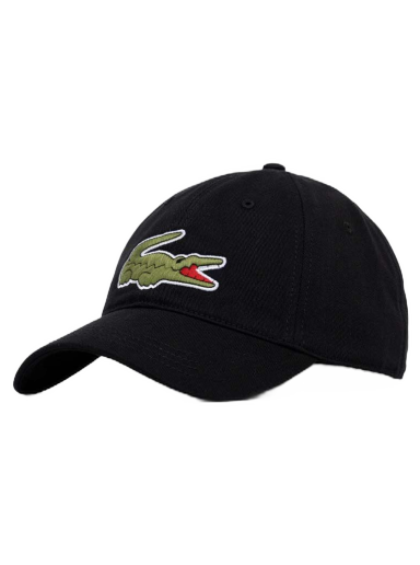 Kapa Lacoste Adjustable Organic Cotton Twill Cap Črna | RK9871