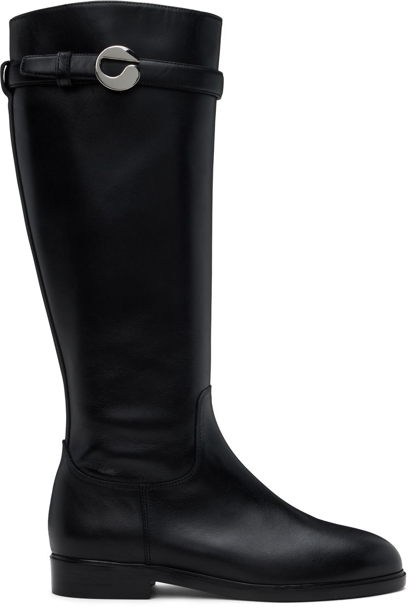 Superge in čevlji Coperni Cavalier Flat Tall Boots Črna | COPSH67857