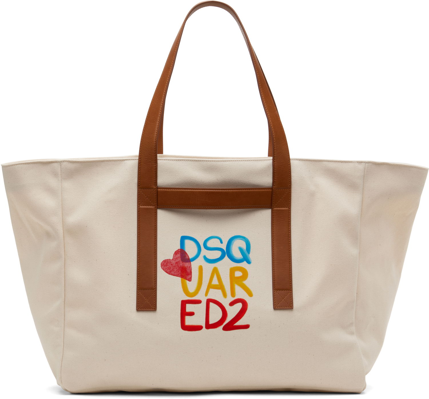 Tote bag DSQUARED2 Dsquared2 Summer Lovers Canvas Tote Bag Bela | SPM0104-00308367-5089, 0