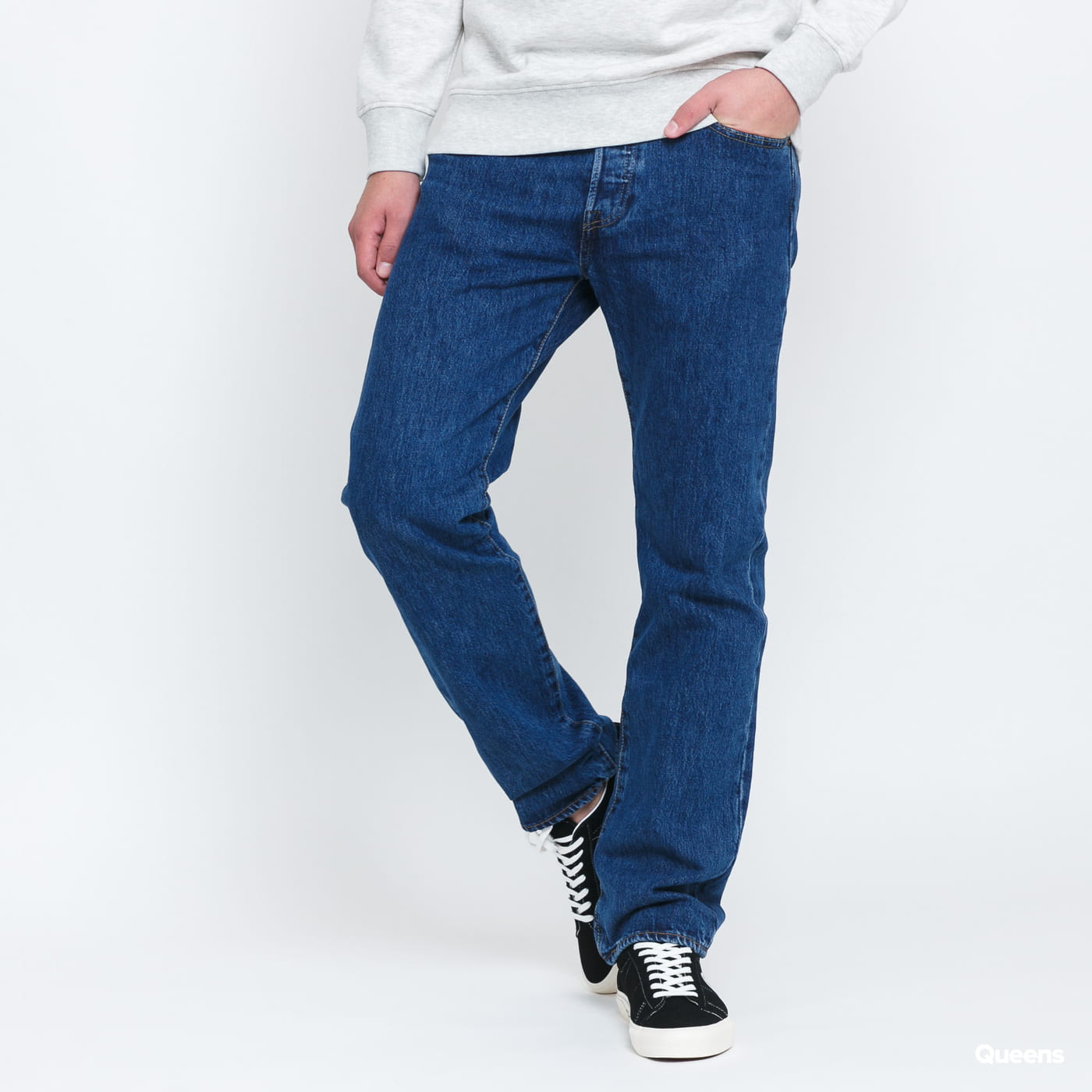 Kavbojke Levi's 501 Original stonewash Modra | 00501-0114, 0
