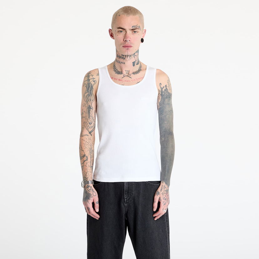 Majica brez rokavov BOSS Hugo Boss 3-Pack Classic Rib Tank Top Bela | 50542132-100
