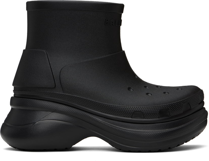 Superge in čevlji Balenciaga Balenciaga Crocs Edition Ankle Boots Črna | 815522 W1S8E