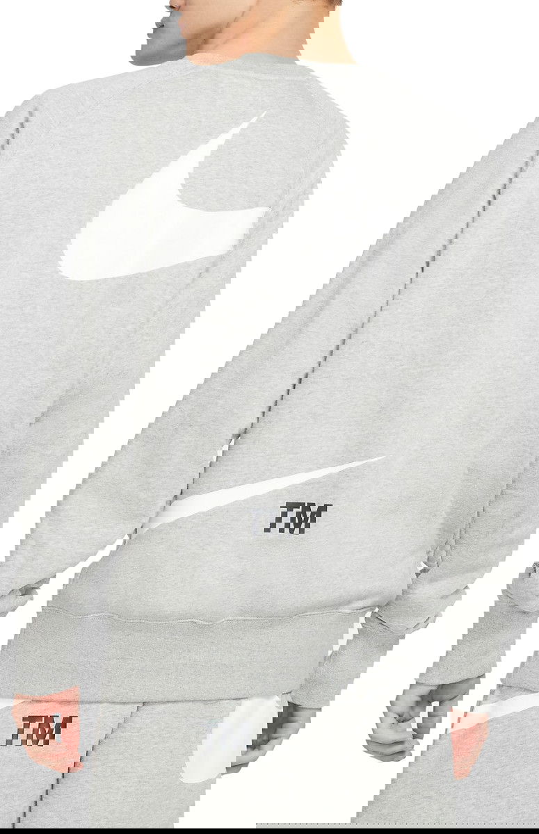Pulover Nike Sportswear Swoosh Sweatshirt Siva | DD5993-063