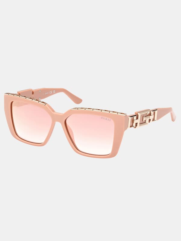 Sončna očala GUESS Square Sunglasses Roza | GU791555QQQ, 0