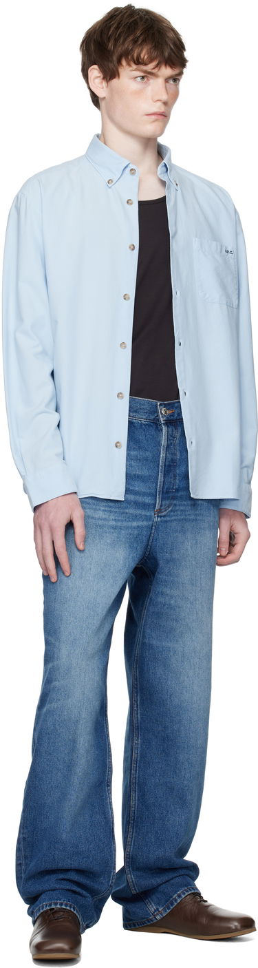 Kavbojke A.P.C. A.P.C. Solal Loose Fit Jeans Modra | COHAD-M09238, 3