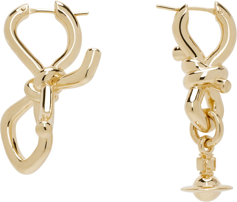 Uhani Vivienne Westwood Vivienne Westwood Sage Knot Earrings Kovinski | 6202016U-02R001-