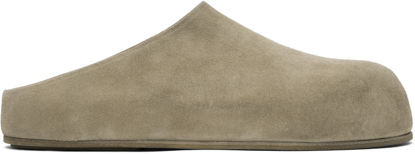 Modni dodatki Marsèll Marsèll Grande Suede Mules Bež | MM4637 P024201