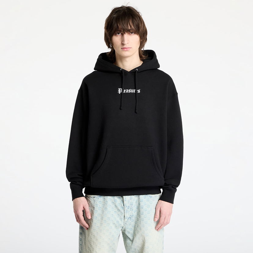 Pulover Pleasures Pleasures Burn Again Hoodie Črna | P25SP071 BLACK