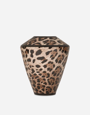 Home decor Dolce & Gabbana Small Amphora Porcelain Leopard Print Vase Večbarvna | TCC197TCAMWUL003, 3