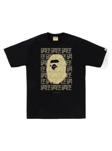 Majica BAPE Logo Monogram Tee Črna | 1J30-110-050