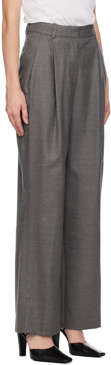 Hlače Loulou de Saison Loulou de Saison Solo Trousers Siva | SOLO, 1