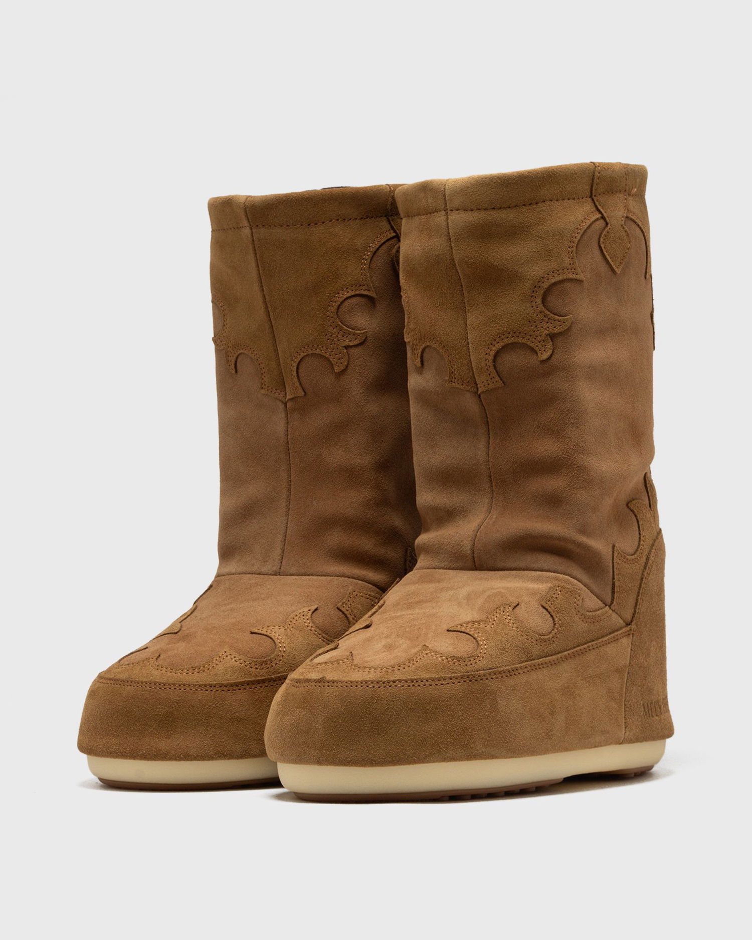 Superge in čevlji Moon Boot Suede Embroidered Boots Rjava | 80D1402990-M008, 1