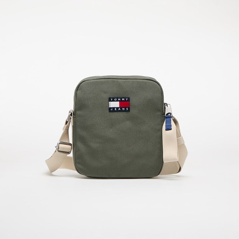 Torba za čez ramo Tommy Hilfiger Tommy Jeans Retro Cool Reporter Bag Zelena | AM0AM13277 MRH