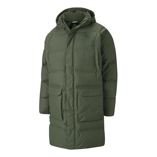 Puhovka Puma Classics Long Down Jacket Zelena | 599309-64