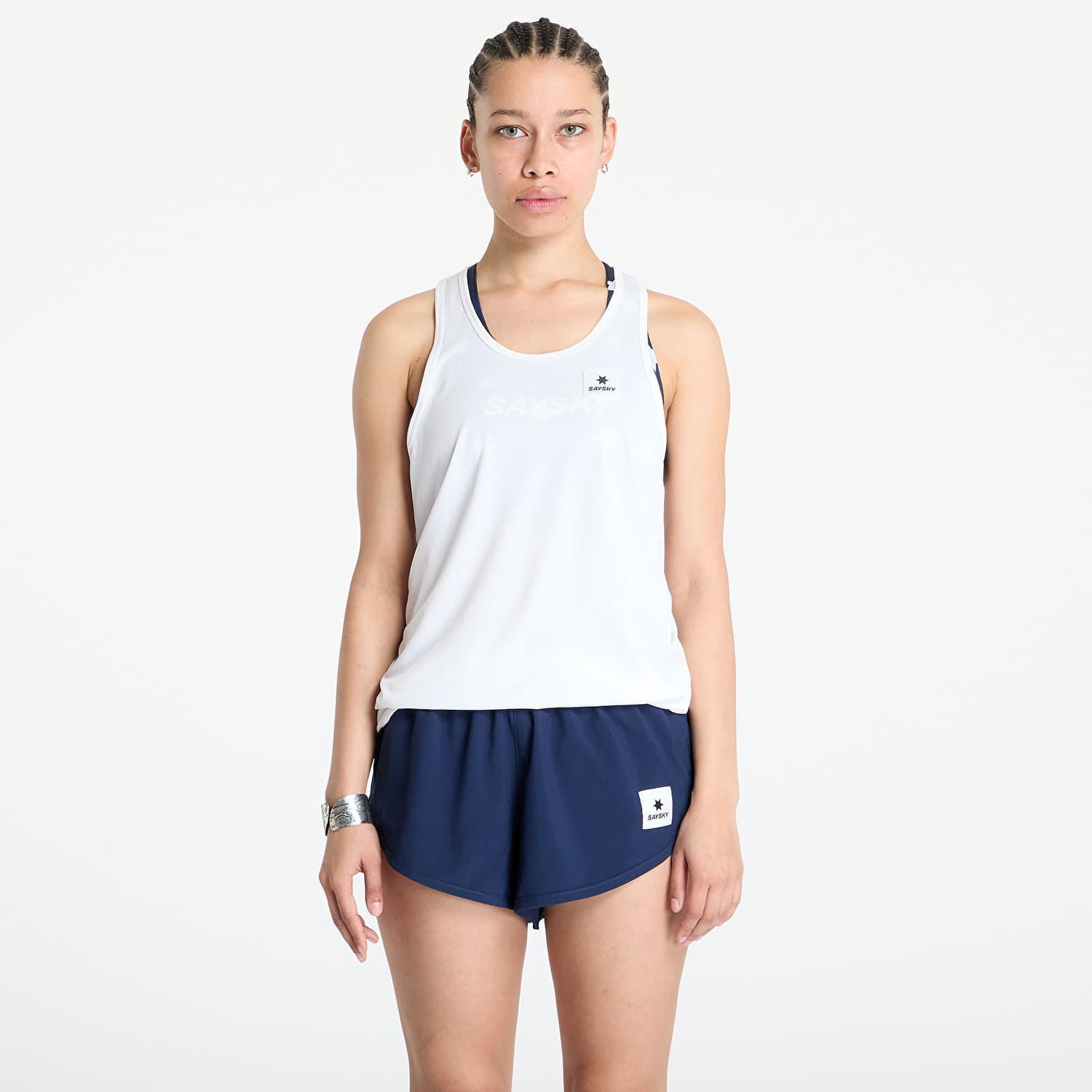 Majica brez rokavov Saysky SAYSKY Clean Combat Pro Singlet Top Bela | XWRSI30C101, 0