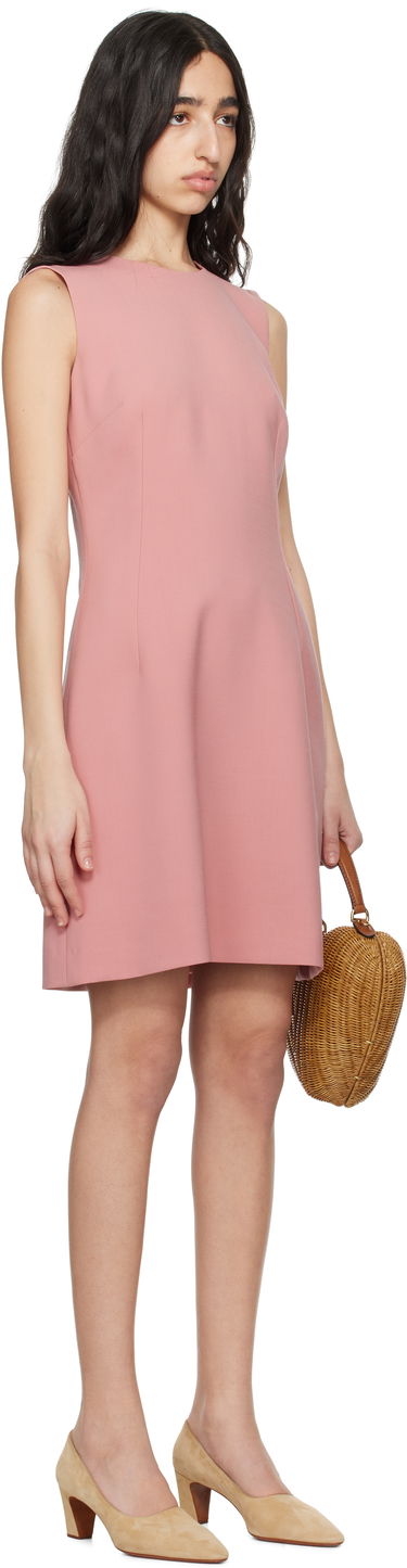 Obleke Dolce & Gabbana Dolce&Gabbana Wool Crepe Fit & Flare Minidress Roza | F6TMMT FU2L8, 1