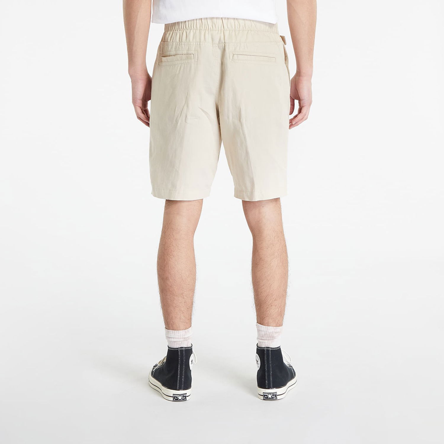 Kratke hlače CALVIN KLEIN Jean Linen Belted Shorts Bež | J30J323149 ACI, 1