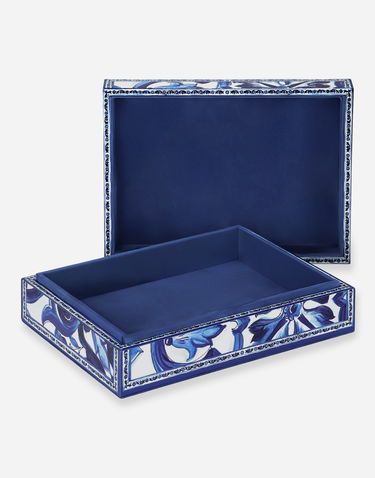 Home decor Dolce & Gabbana Dolce & Gabbana Large Decorated Plexiglass Box Onesize Modra | TCC201TCAMYUB008, 3
