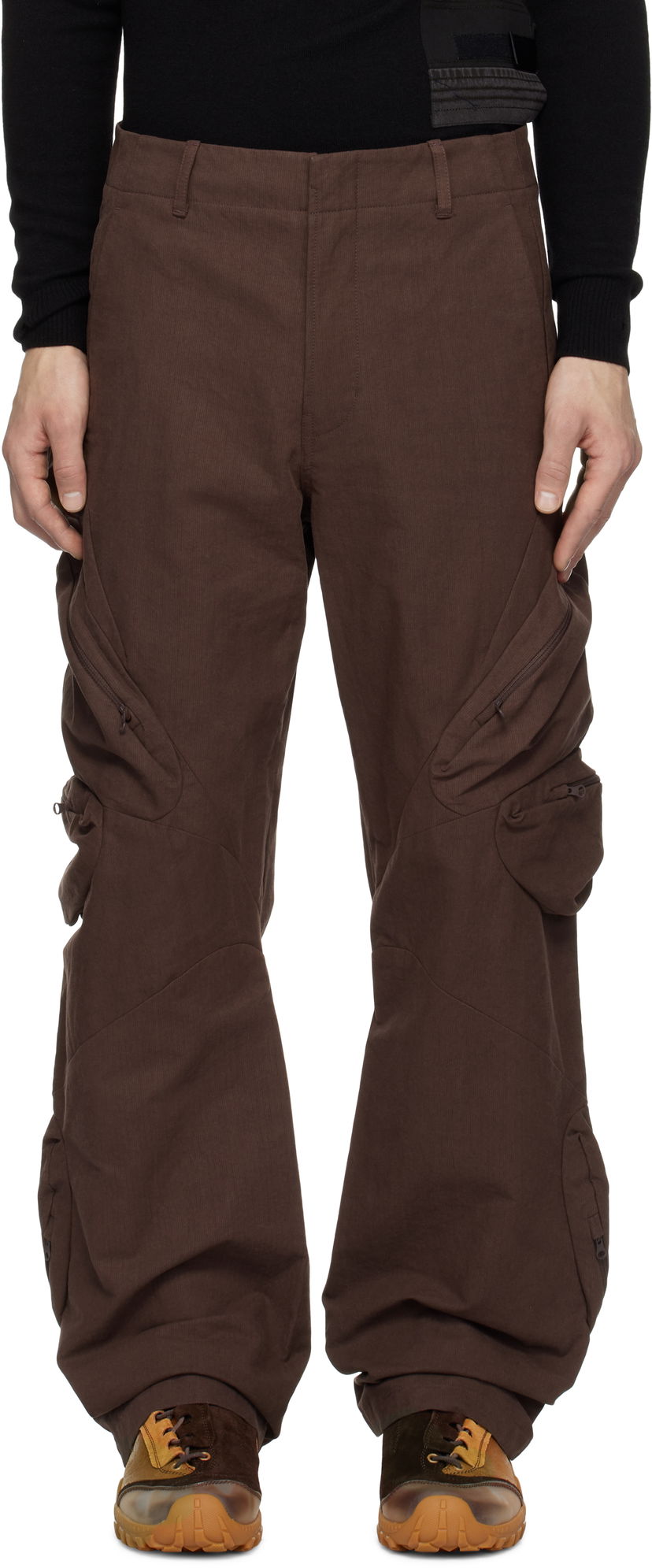 Cargo hlače Post Archive Faction (PAF) 7.0 Center Cargo Pants Rjava | 7.0 BTC-B