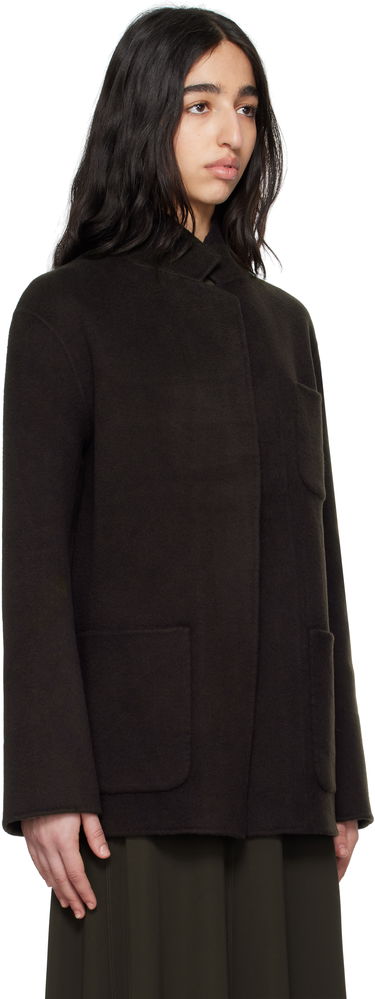 Jakna TOTEME TOTEME Patch Pocket Jacket Siva | 242-WRO1613-FB0006, 4