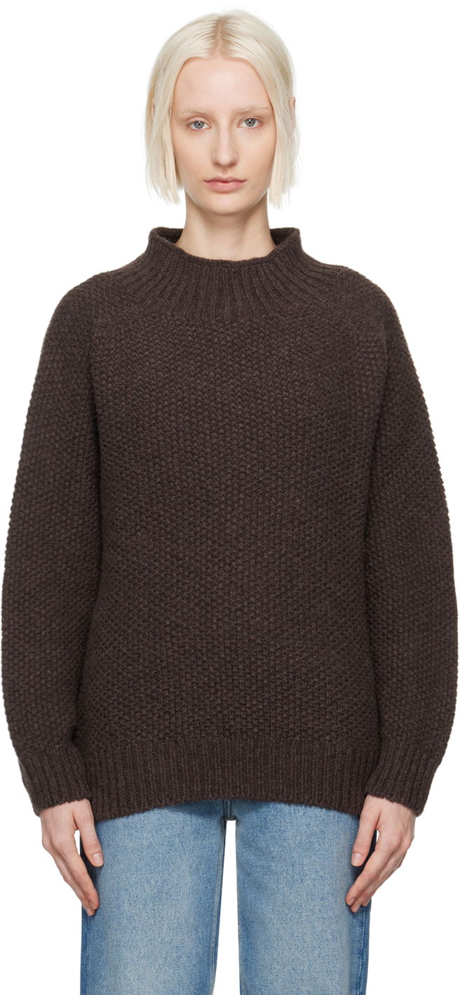 Pleteni pulover YMC YMC Loretta Knit Sweater Rjava | Q8XAQ, 0