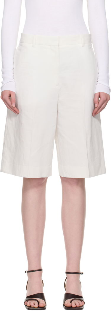 Kratke hlače TOTEME TOTEME Tailored Shorts Bela | 253-WRB0285-FB0425, 0