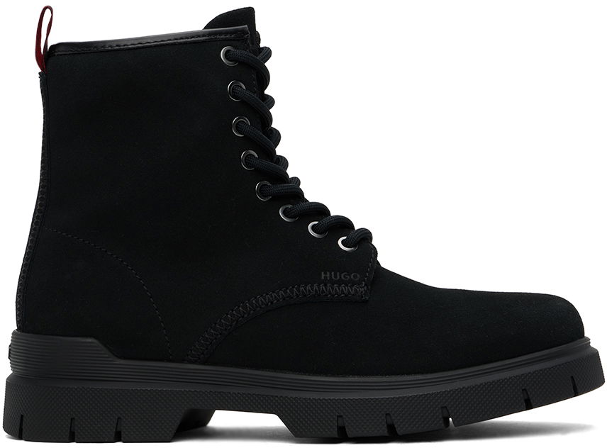 Oblačila BOSS Hugo Embossed Boots Črna | 50522981, 0