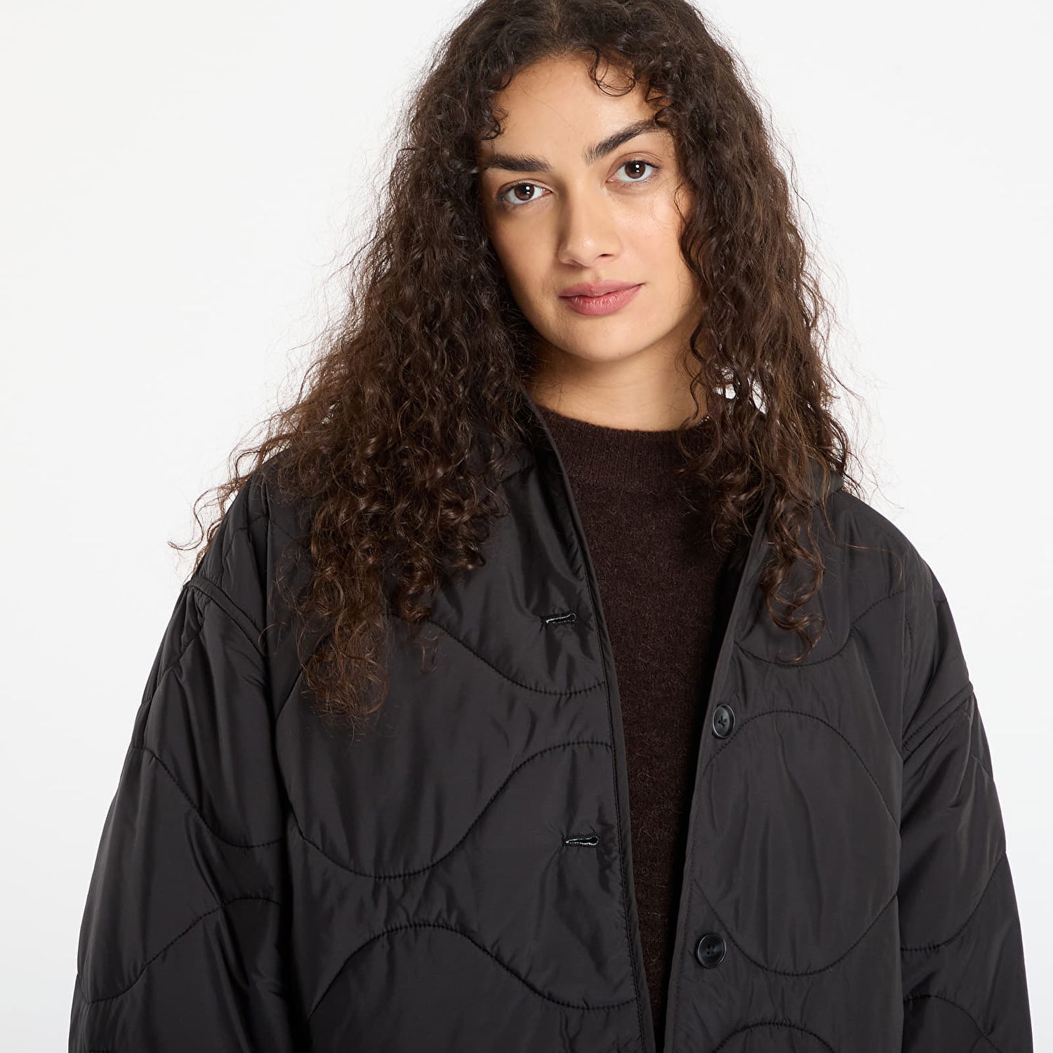 Jakna Samsoe Samsoe Wavy Quilted Jacket Sadonna Črna | F25300147_CLR000021, 1