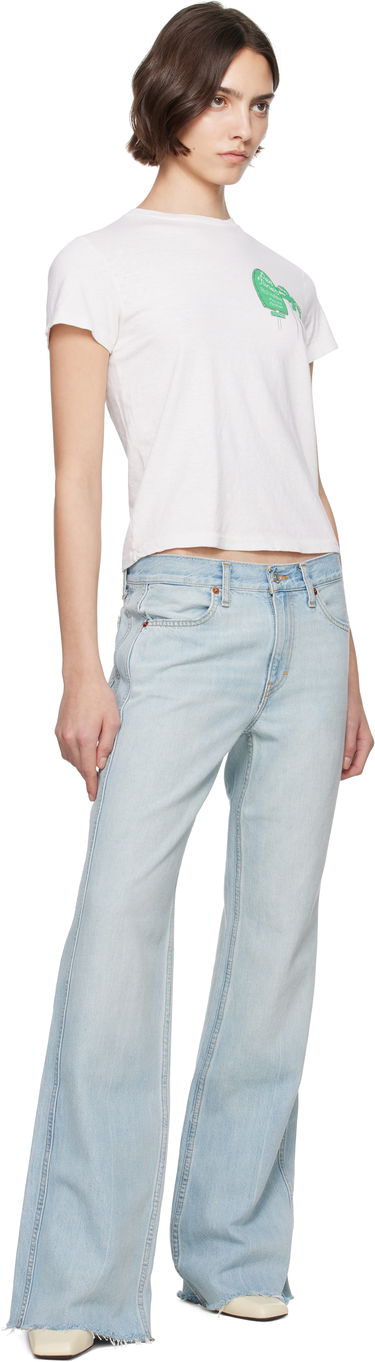 Majica RE/DONE Re/Done Classic 'Dan Tana's' Sign T-Shirt Bela | 024-02WCGT337, 3