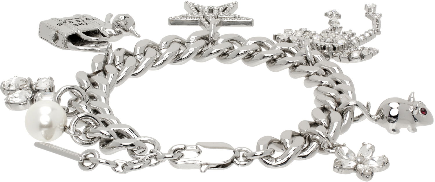 Zapestnica Marc Jacobs Marc Jacobs 'Cats Out of the Bag' Charm Bracelet Kovinski | 2R4JBR001J28, 1
