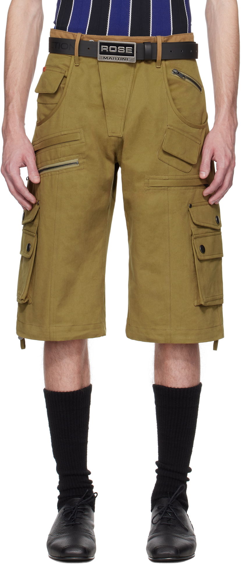 Kratke hlače Martine Rose Martine Rose Utility Shorts Zelena | 540WP02411