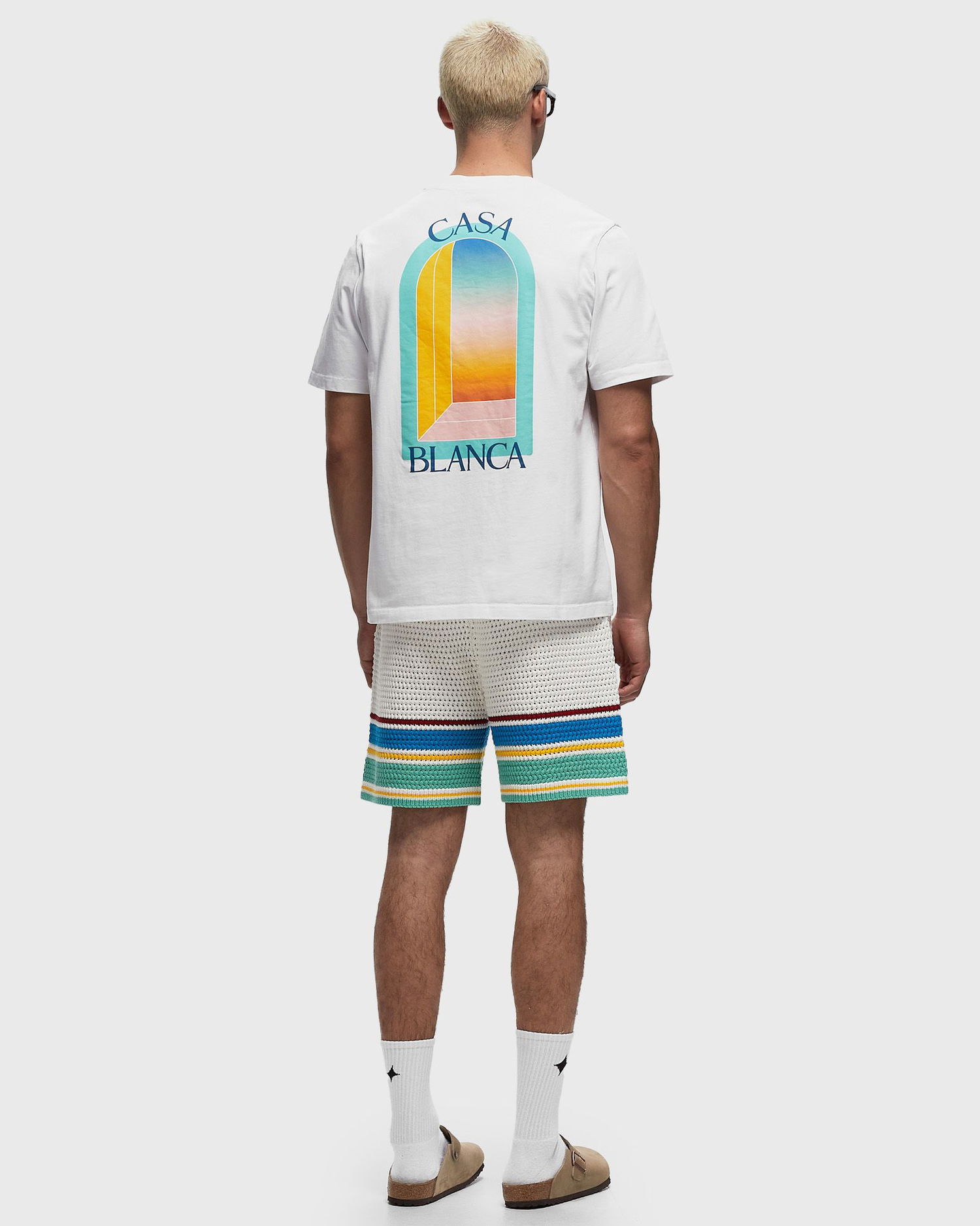 Majica Casablanca L'ARC COLORE PRINTED T-SHIRT Bela | U-MPF24-JTS-001-01, 1