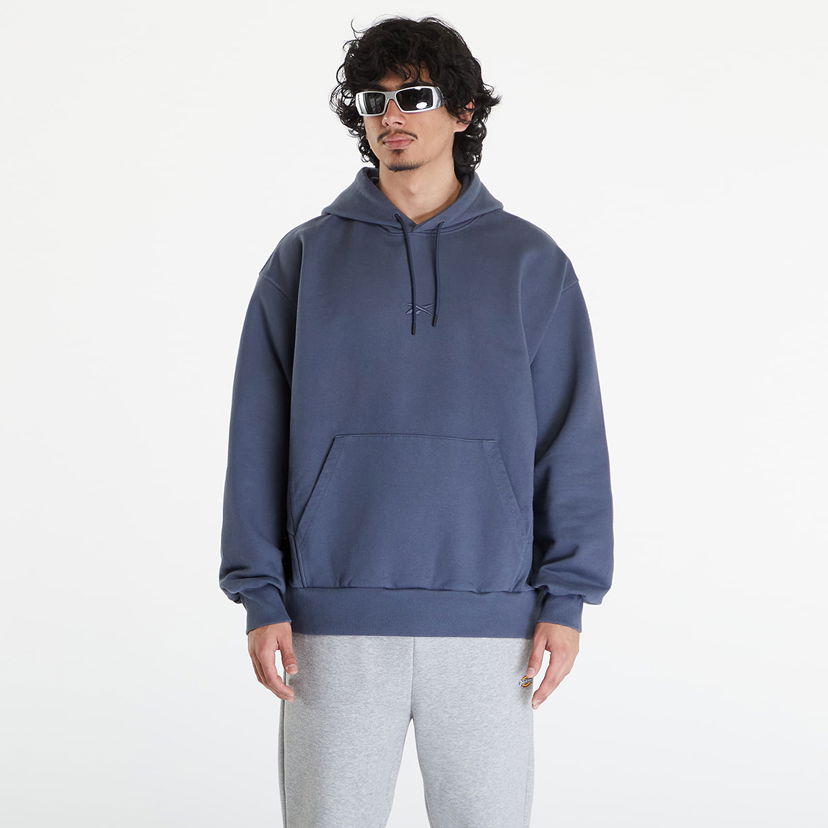Pulover Reebok LTD Oversized Hoodie UNISEX Stone Blue Modra | RMBB001C99FLE0037000
