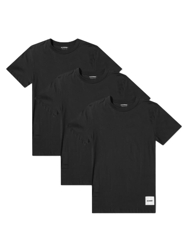 Majica Jil Sander 3 Pack Tee Črna | J47GC0001-J45048-001