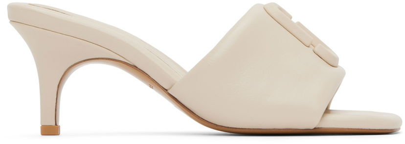 Modni dodatki Marc Jacobs Marc Jacobs 'The Leather J Marc' Heeled Sandals Bež | 2S4FSA001F08
